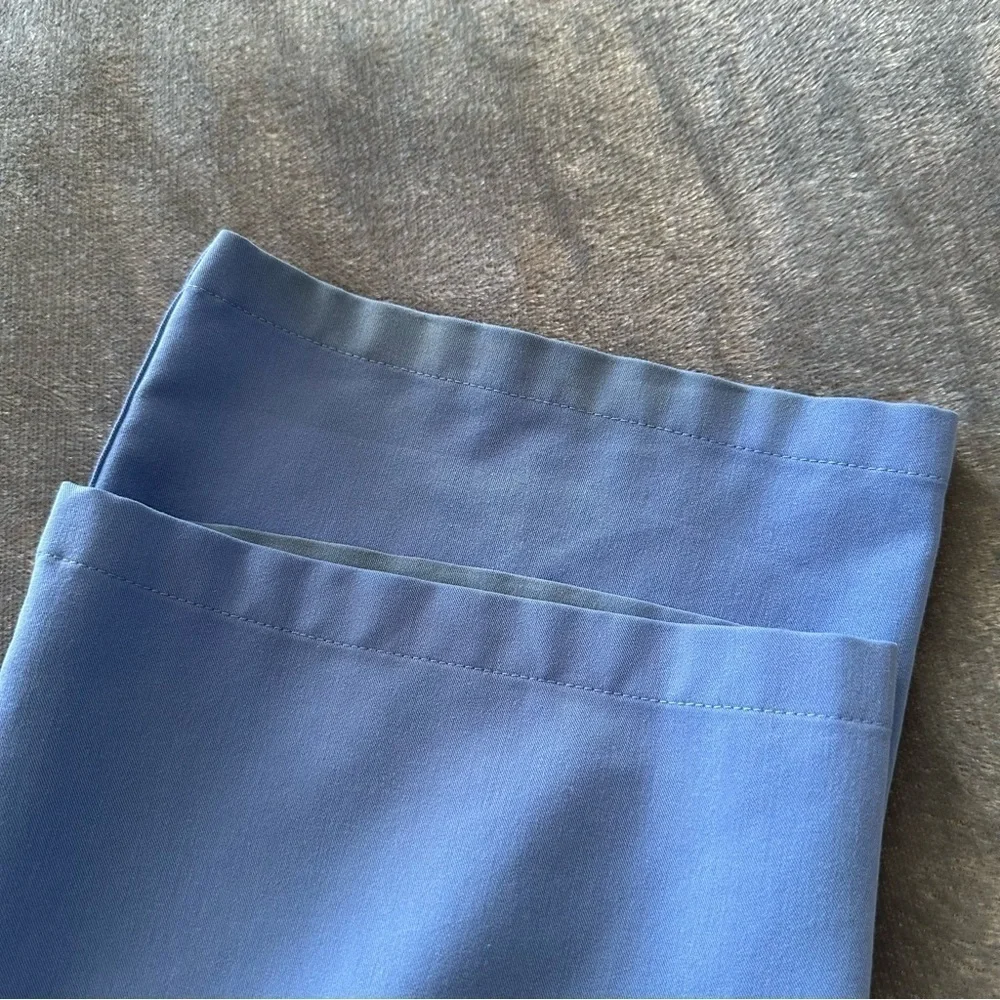 Figs Scrubs Technical Collection Straight Leg Blue Pants Size M PO1747